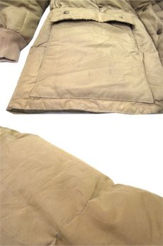 画像7: 1980's "EDDIE BAUER" Square Quilt Hooded Down Jacket　BEIGE　size M - L (表記 不明) (7)