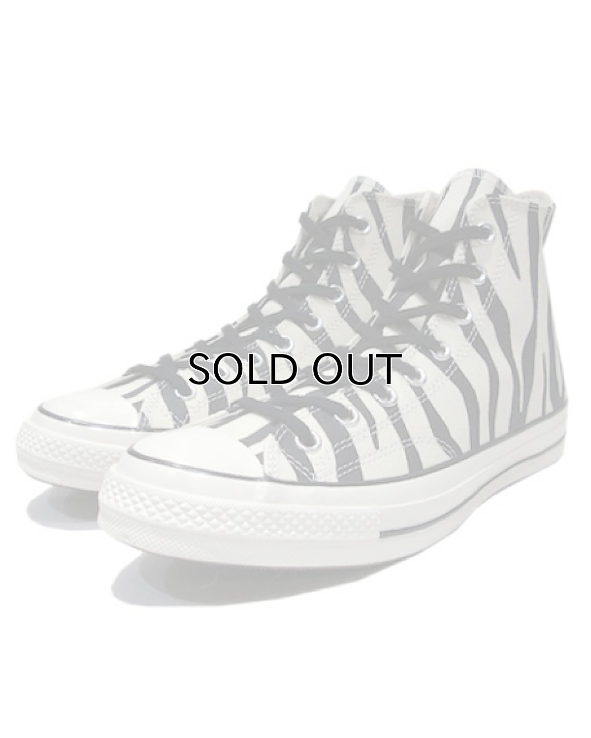 画像1: NEW Converse "Chuck Tailor Premium" Hi-Cut Canvas Sneaker　Zebra　size 10 (28.5 cm) (1)