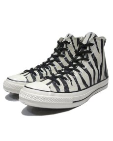 画像1: NEW Converse "Chuck Tailor Premium" Hi-Cut Canvas Sneaker　Zebra　size 10 (28.5 cm) (1)