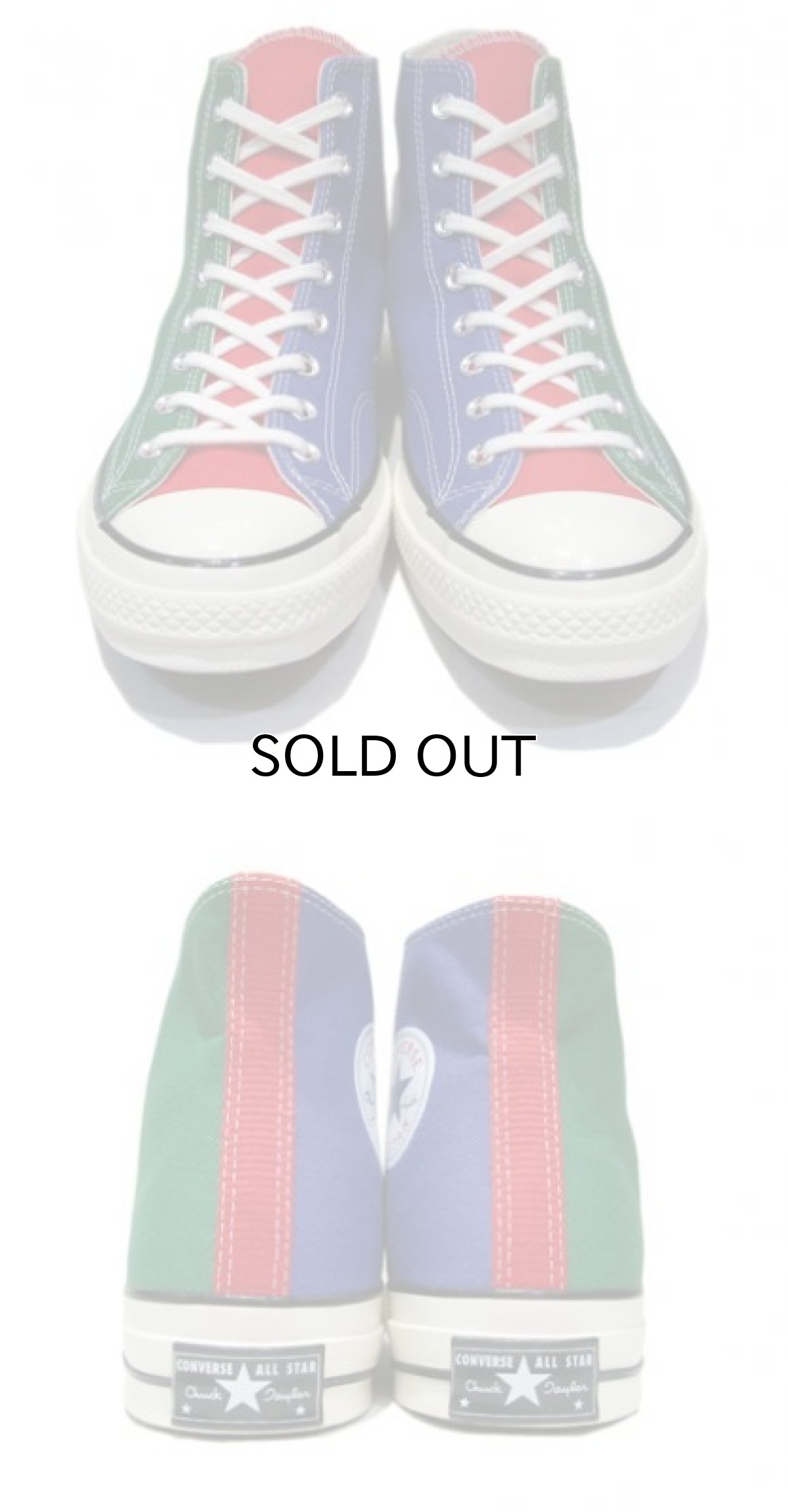 画像2: NEW Converse "Chuck Tailor Premium" Hi-Cut Canvas Sneaker Crazy Pattern size 11 (29.5 cm) (2)