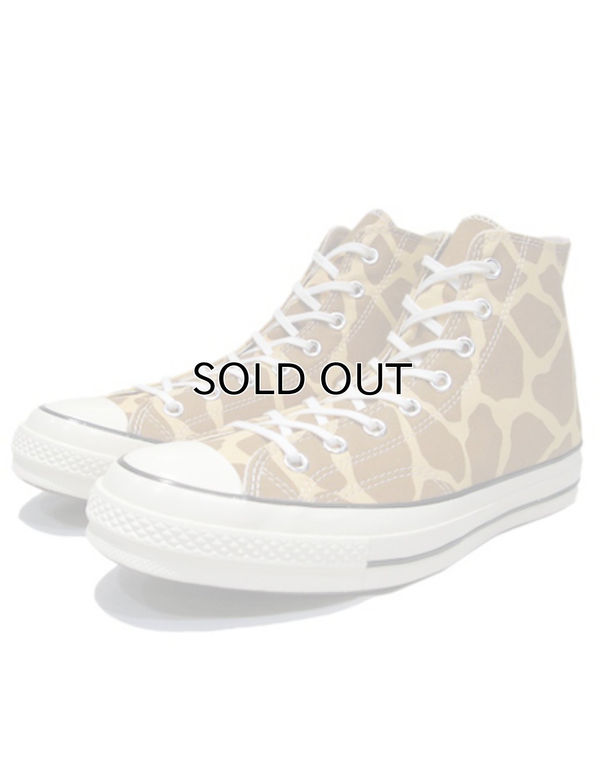 画像1: NEW Converse "Chuck Tailor Premium" Hi-Cut Canvas Sneaker　Giraffe　size 10 (1)