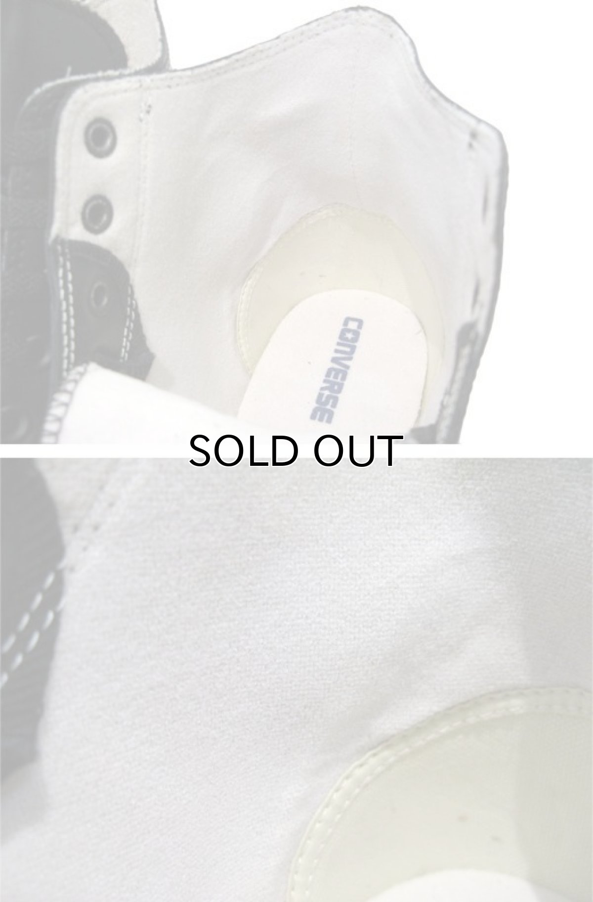 画像4: NEW Converse "ALL STAR" Hi-Cut Rubber Sneaker　BLACK　size 9.5 (4)