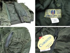 画像5: 1990's "CORINTH MFG CO." N-2B Flight Jacket Dead Stock　-made in USA-　OLIVE　size MEDIUM (5)