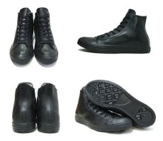 画像2: NEW Converse "ALL STAR" Hi-Cut Rubber Sneaker　BLACK　size 9.5 (2)