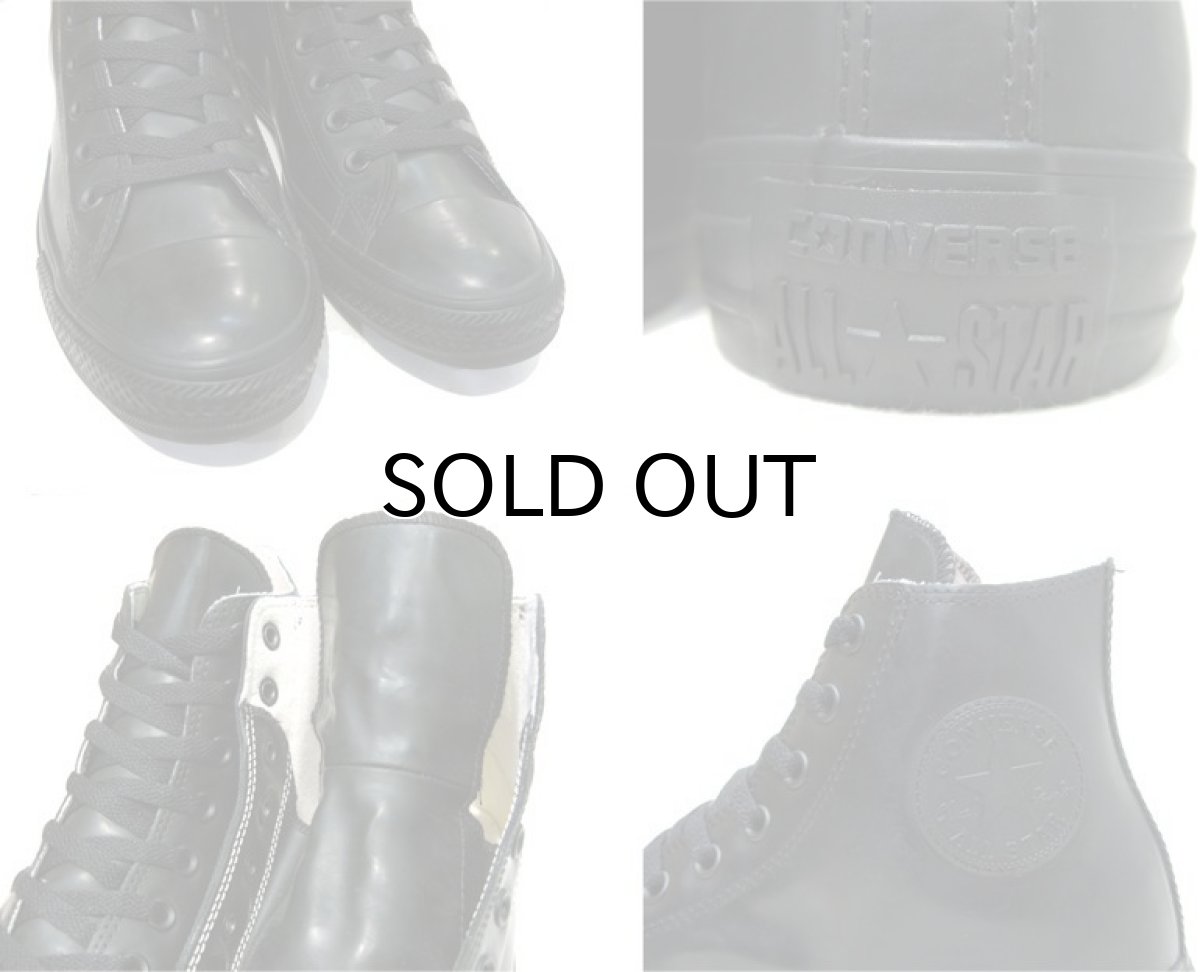 画像3: NEW Converse "ALL STAR" Hi-Cut Rubber Sneaker　BLACK　size 9.5 (3)