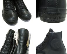 画像3: NEW Converse "ALL STAR" Hi-Cut Rubber Sneaker　BLACK　size 9.5 (3)
