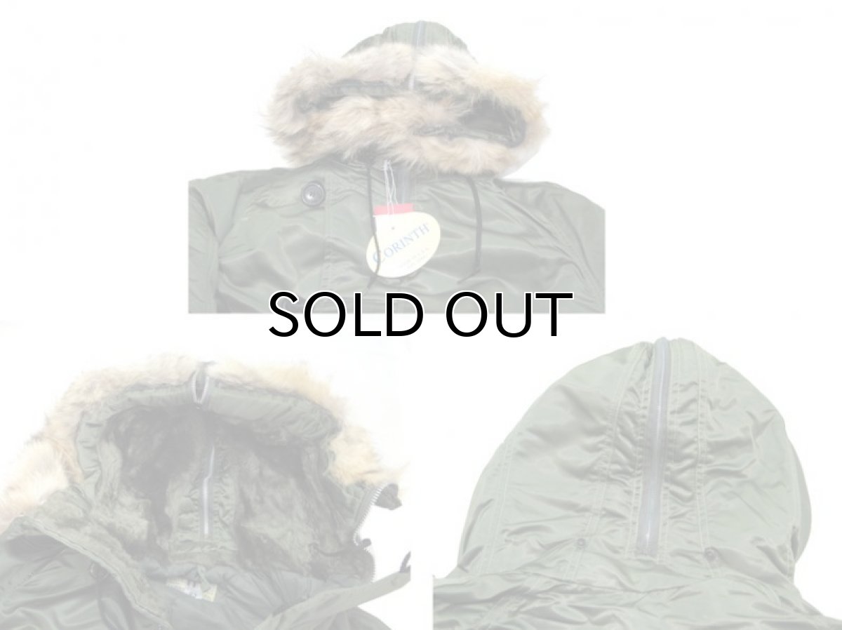 画像4: 1990's "CORINTH MFG CO." N-2B Flight Jacket Dead Stock　-made in USA-　OLIVE　size MEDIUM (4)