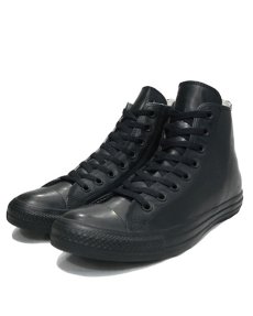 画像1: NEW Converse "ALL STAR" Hi-Cut Rubber Sneaker　BLACK　size 9.5 (1)