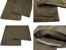 画像5: OLD Europe Military Wool Trousers with Front Pocket　Olive Brown　size w 30.5 inch (5)