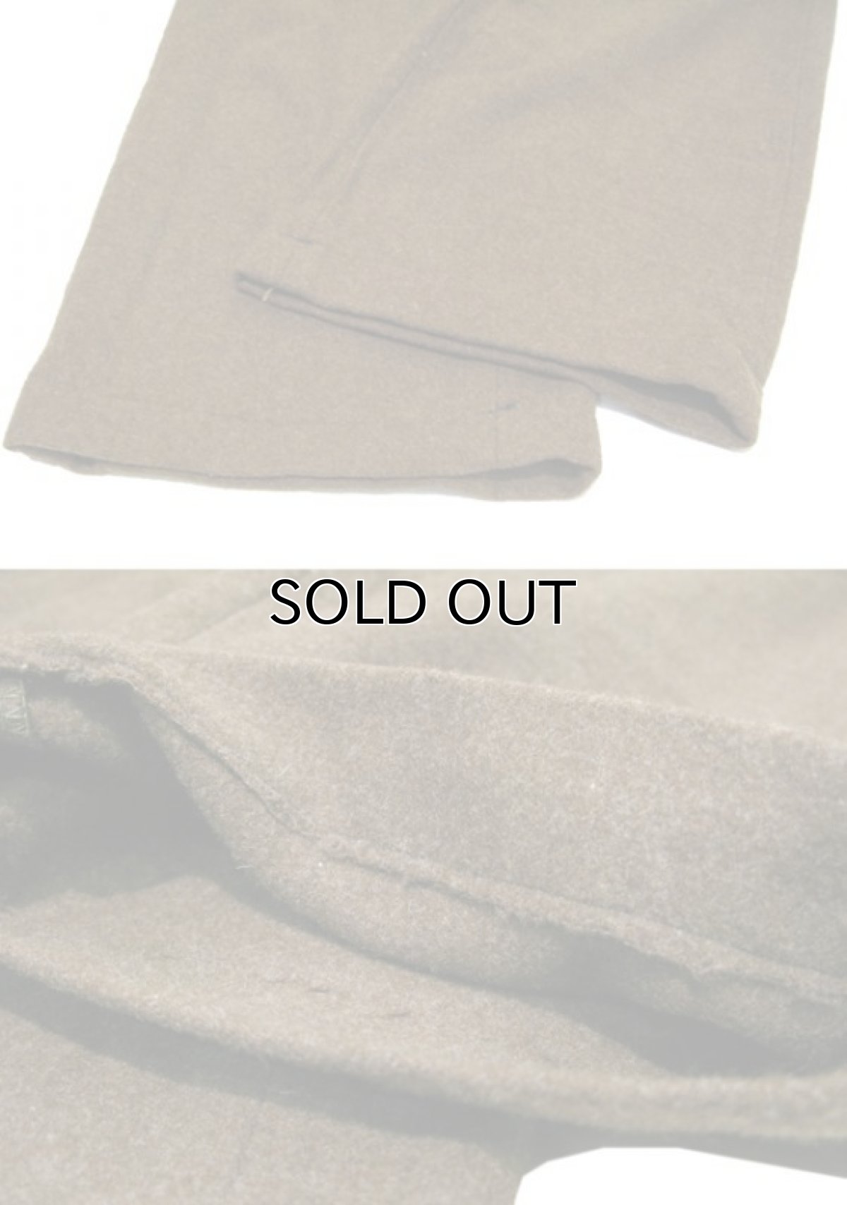 画像5: 1940's U.S.Military 5-Pocket Wool Trousers Olive Brown size w 31.5 inch (5)