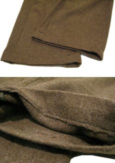 画像5: 1940's U.S.Military 5-Pocket Wool Trousers　Olive Brown　size w 31.5 inch (5)