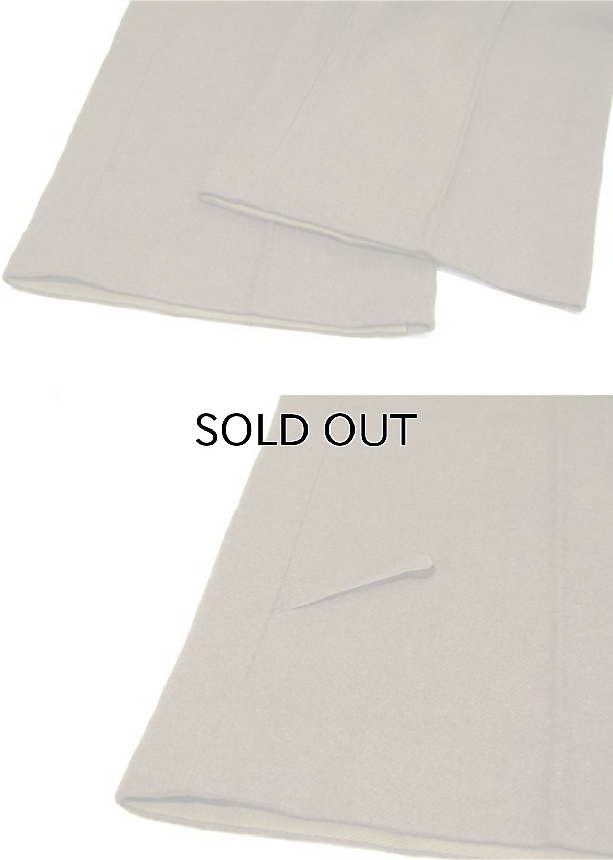 画像5: OLD French Military Wool Trousers　Olive Brown　size w 30 inch (5)