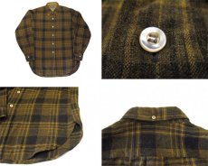 画像4: 1970's~ PENDLETON L/S Wool Shirts　YELLOW　size M - L (表記 M) (4)