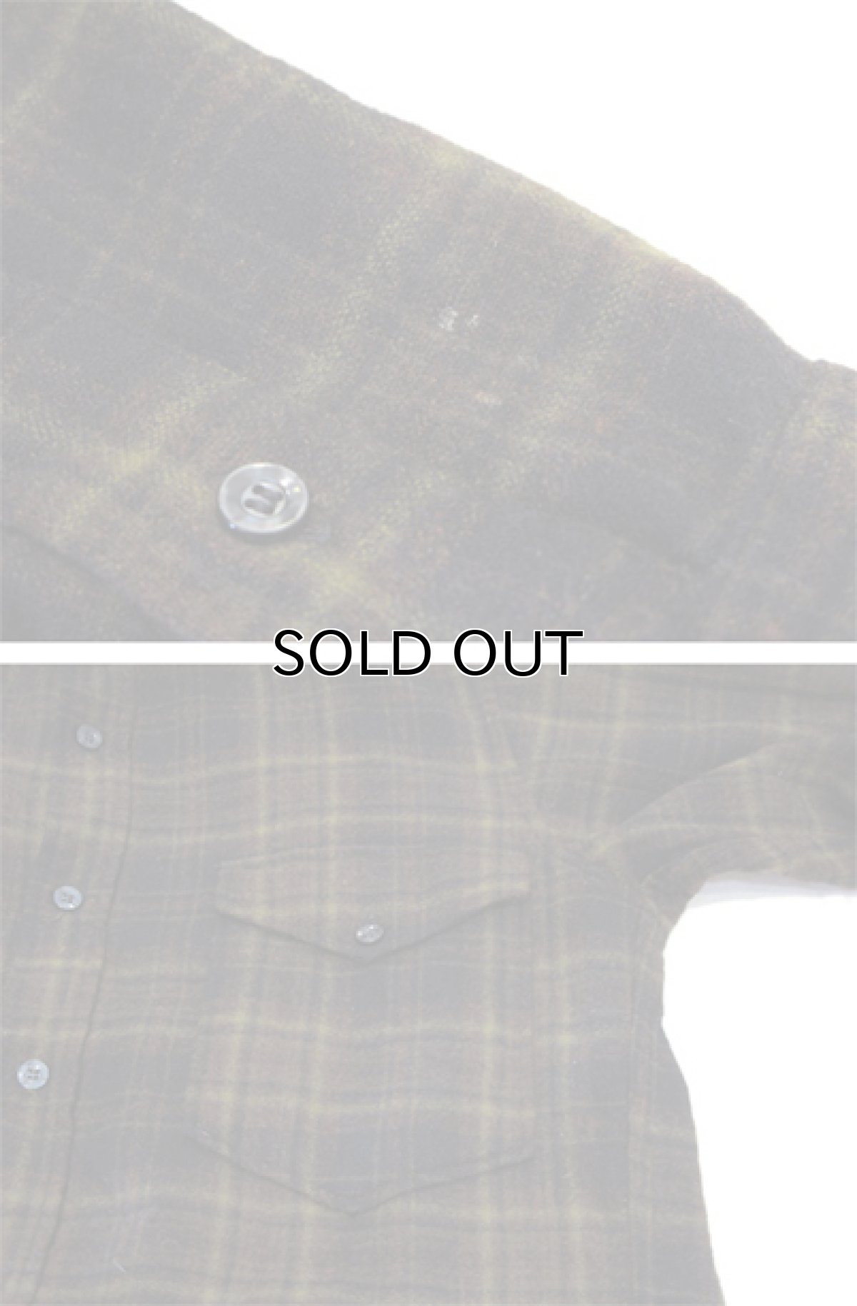 画像5: 1960'S PENDLETON L/S Wool Shirts BLACK size S - M (表記 S) (5)