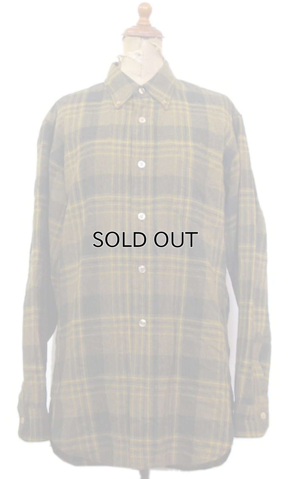 画像1: 1970's~ PENDLETON L/S Wool Shirts　YELLOW　size M - L (表記 M) (1)