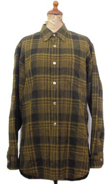 画像1: 1970's~ PENDLETON L/S Wool Shirts　YELLOW　size M - L (表記 M) (1)