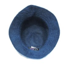 画像4: "KANGOL" Rabbit Hair Bucket Hat -made in GREAT BRITAIN-　BLUE (4)