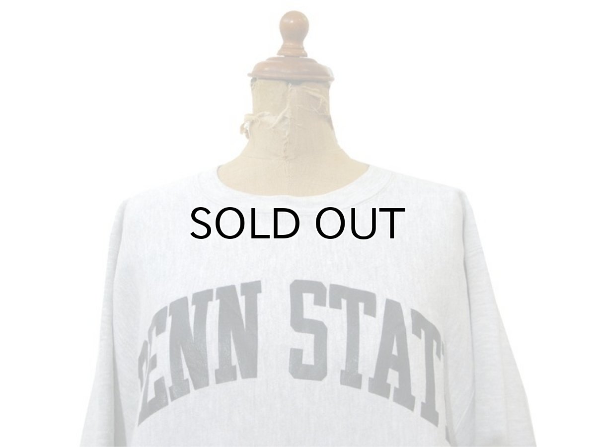 画像3: 1990's Champion Reverse Weave Sweat Shirts "PENN STATE SKIING" -made in USA- Grey size M - L (表記 L) (3)