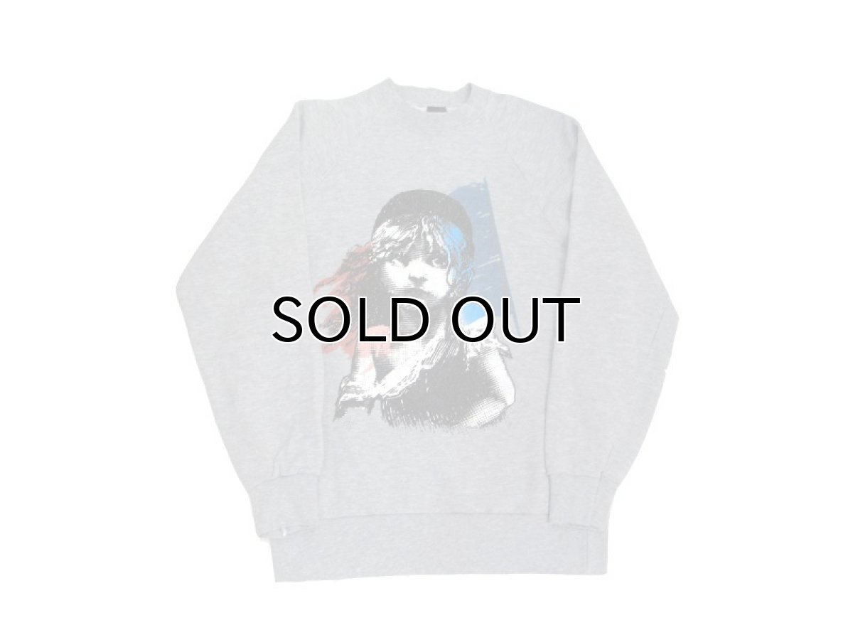 画像7: 1980's Anvil "Les Miserables" Crew Neck Sweat -made in USA- Heather Grey size S - M (表記 M) (7)