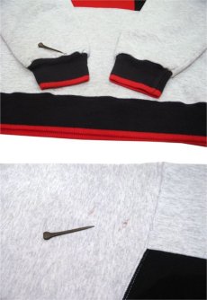 画像5: 1990's "Dodger" Crew Neck Design Sweat Shirts -made in USA-　Grey / Red / Black　size M (表記 M) (5)