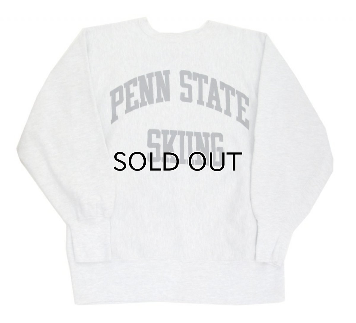 画像7: 1990's Champion Reverse Weave Sweat Shirts "PENN STATE SKIING" -made in USA- Grey size M - L (表記 L) (7)