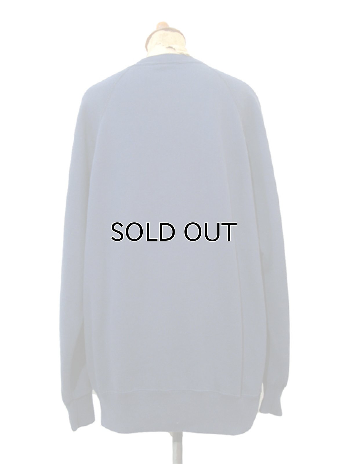 画像3: 1980's SANTEE SWEATS "NAVY" Crew Neck Sweat Shirts -made in USA- NAVY size M - L (表記 L) (3)