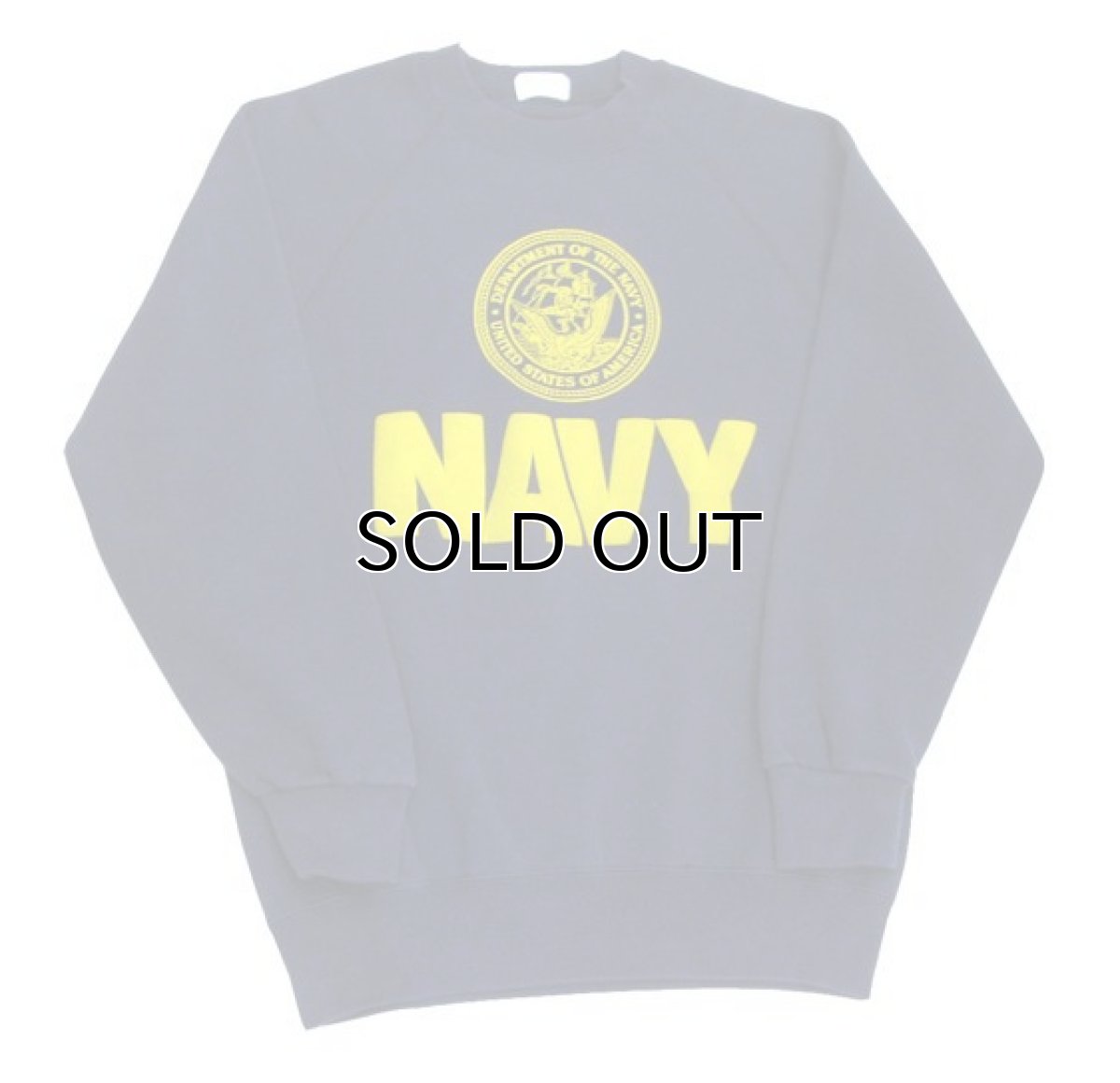 画像4: 1980's SANTEE SWEATS "NAVY" Crew Neck Sweat Shirts -made in USA- NAVY size M - L (表記 L) (4)