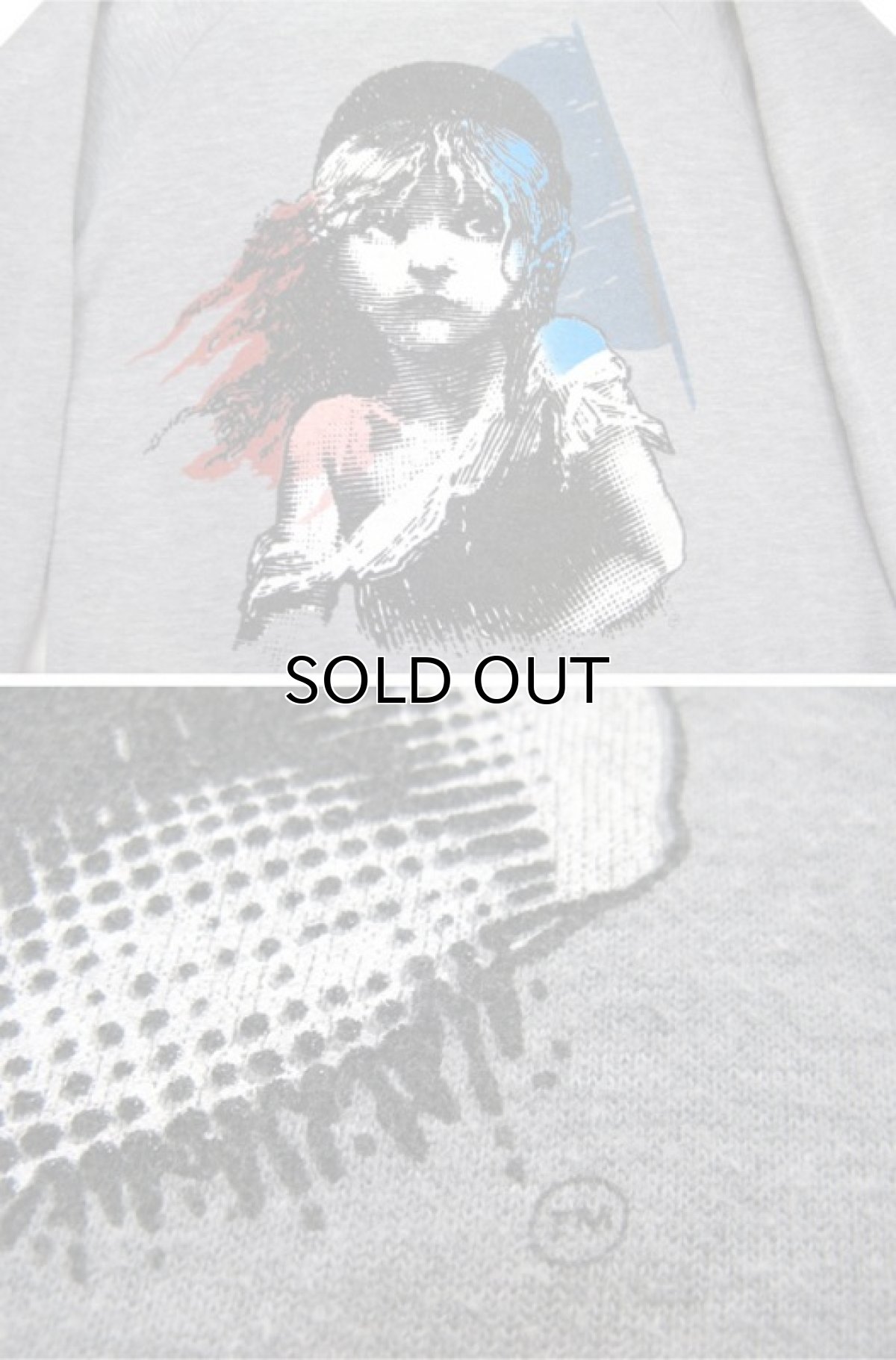 画像4: 1980's Anvil "Les Miserables" Crew Neck Sweat -made in USA- Heather Grey size S - M (表記 M) (4)