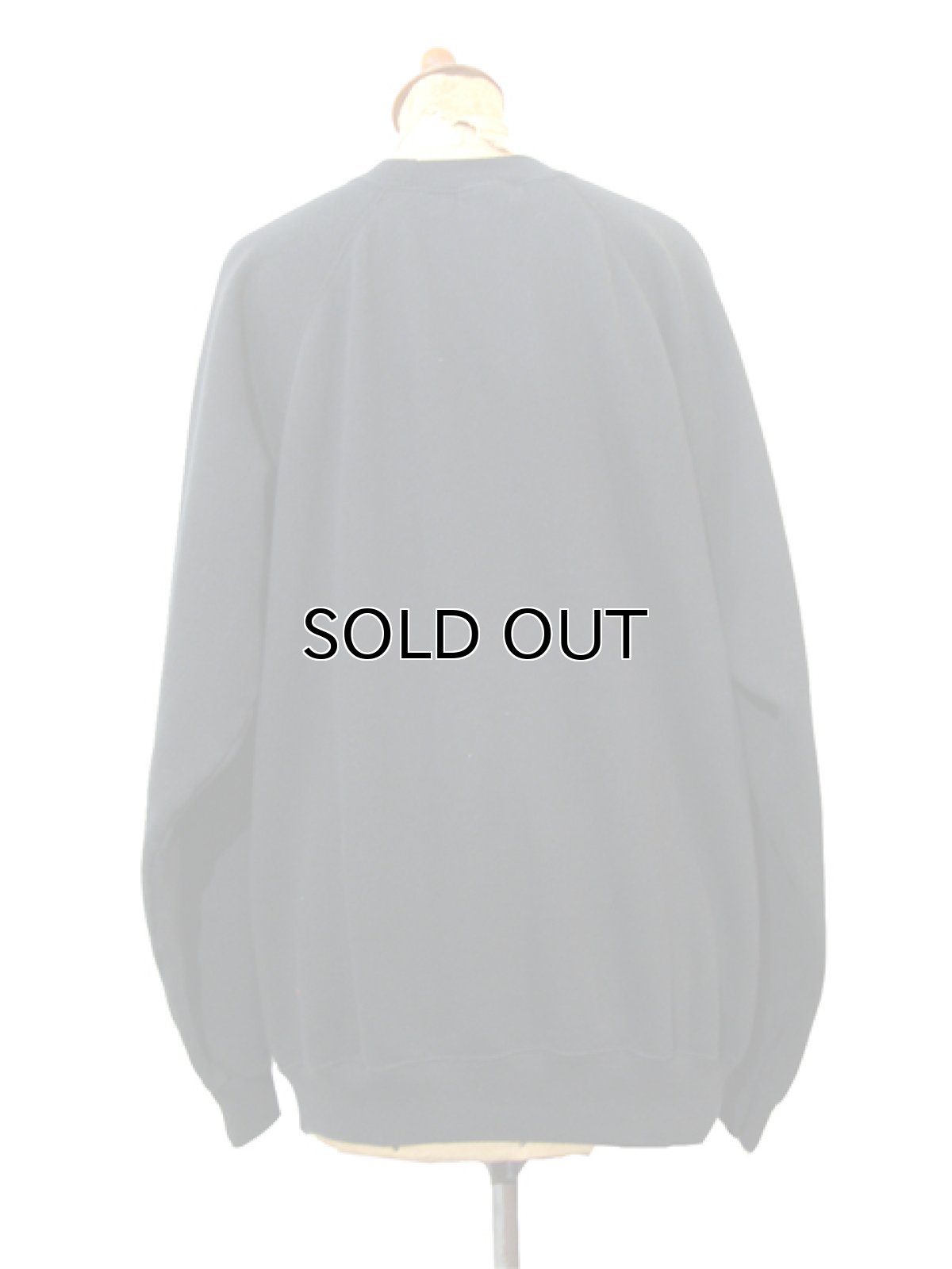 画像3: 1980's Hanes "RAVINIA" Crew Neck Sweat Shirts -made in USA- BLACK size L (表記 XL 46-48) (3)