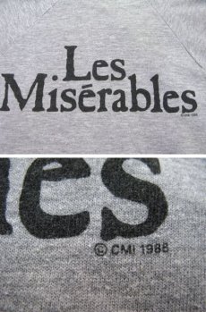 画像5: 1980's Anvil "Les Miserables" Crew Neck Sweat -made in USA-　Heather Grey　size S - M (表記 M) (5)