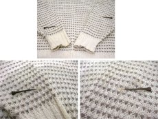 画像6: "LAKE HARMONY ROWING CLUB" Wool Sweater -made in USA-　Off White / Beige　size L (表記 XL) (6)