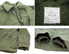 画像4: 1970's U.S.Military A-2 Deck Cold Weather Jacket　OLIVE　size M (38-40) (4)