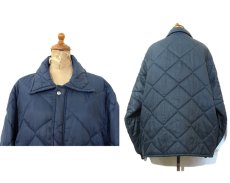 画像2: 1970's "BIG SMITH" Quilting Coach Jacket　NAVY　size L - XL (表記 不明) (2)