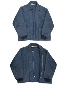 画像3: 1970's "BIG SMITH" Quilting Coach Jacket　NAVY　size L - XL (表記 不明) (3)