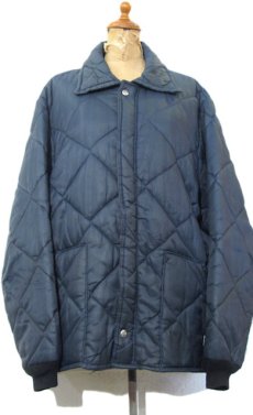 画像1: 1970's "BIG SMITH" Quilting Coach Jacket　NAVY　size L - XL (表記 不明) (1)