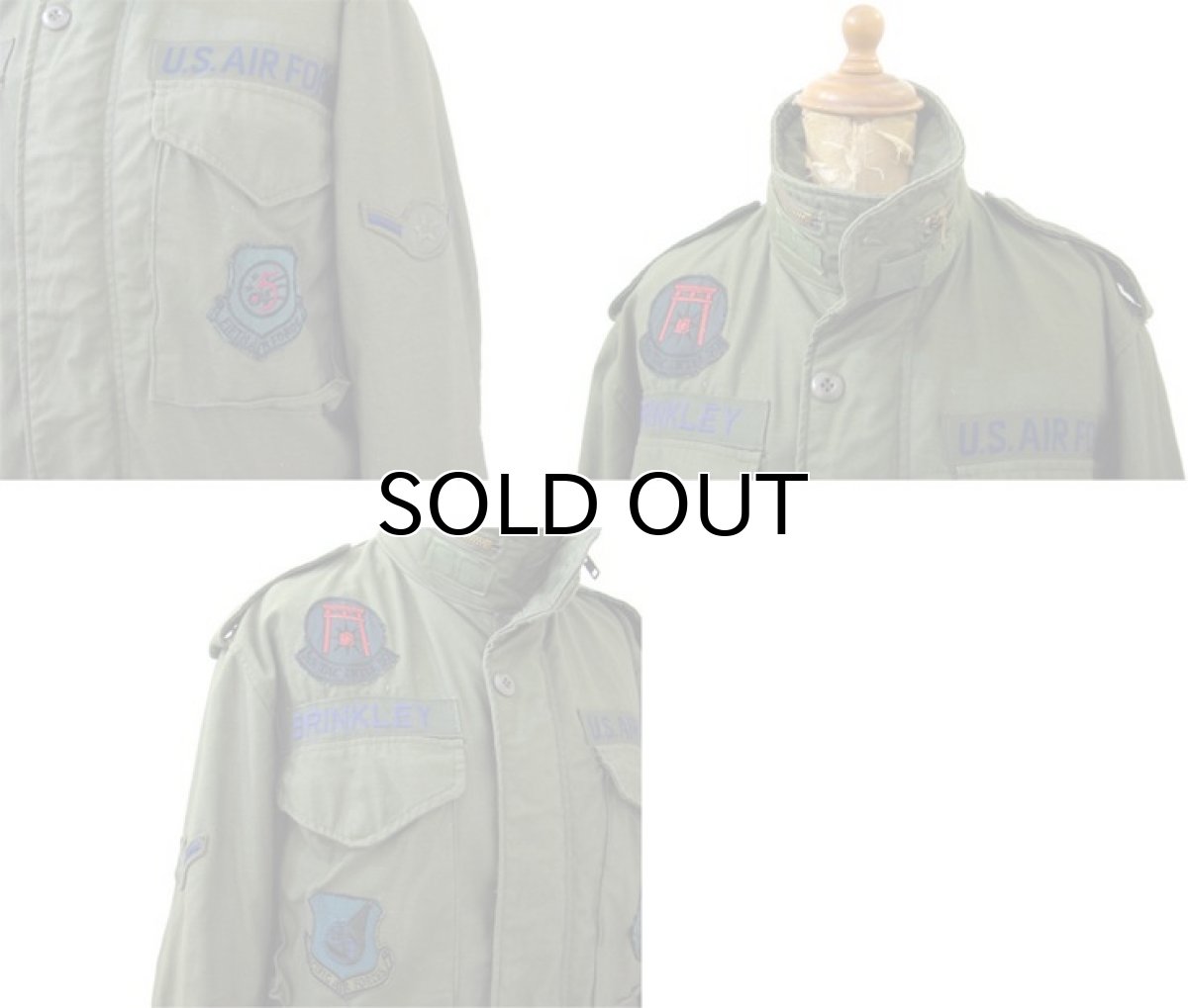 画像2: 1980's U.S.Military M-65 Field Jacket OLIVE size X-SMALL REGULAR (2)
