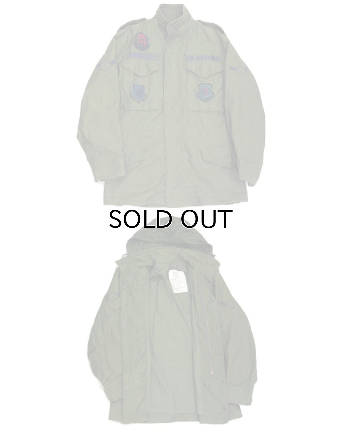 画像4: 1980's U.S.Military M-65 Field Jacket OLIVE size X-SMALL REGULAR (4)