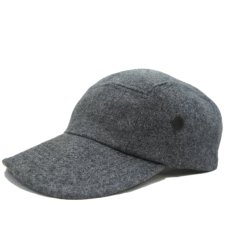画像1: NEW "NewYorkHat " Wool Tracker Cap  made in USA　Charcoal Grey (1)