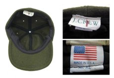 画像4: J.Crew 6 Panel Wool Cap  made in U.S.A.　OLIVE　size XL (4)