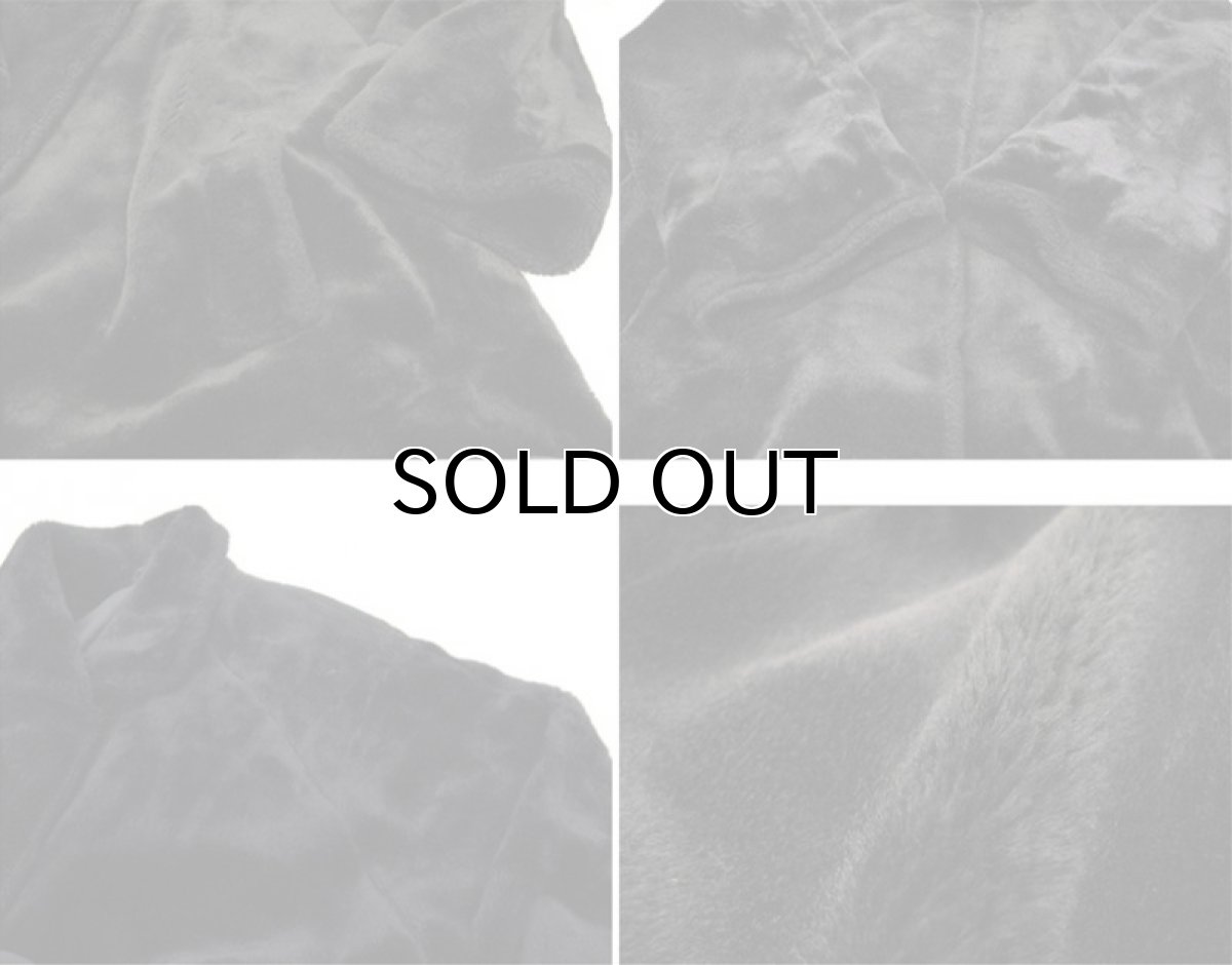 画像4: 1980's~ Europe Big Silhouette Boa Coat BLACK size Free (表記 不明) (4)