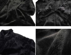 画像4: 1980's~ Europe Big Silhouette Boa Coat　BLACK　size Free (表記 不明) (4)