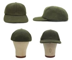 画像2: J.Crew 6 Panel Wool Cap  made in U.S.A.　OLIVE　size XL (2)