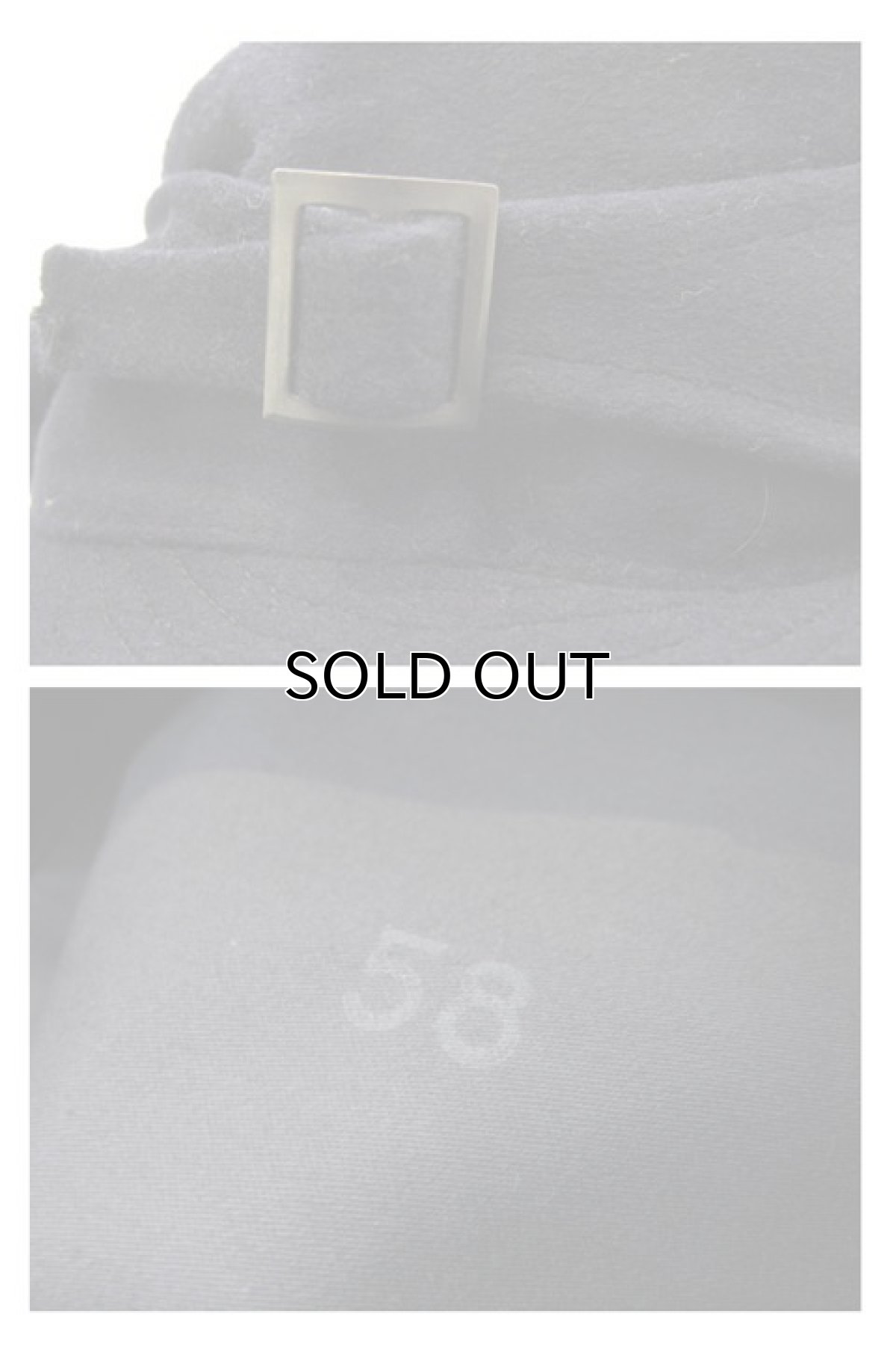 画像4: OLD Italian Military Wool Cap  NAVY size 58 (4)