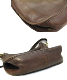 画像6: 1980-90's OLD Coach Leather Shoulder Bag 　Dark Brown (6)