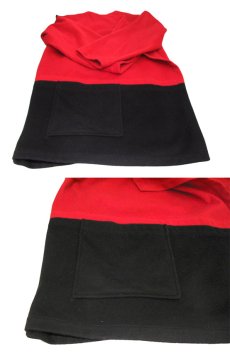 画像5: 1980's "PATRICK KELLY" Design Wool Coat -made in FRANCE-　Black / Red　size Free (5)