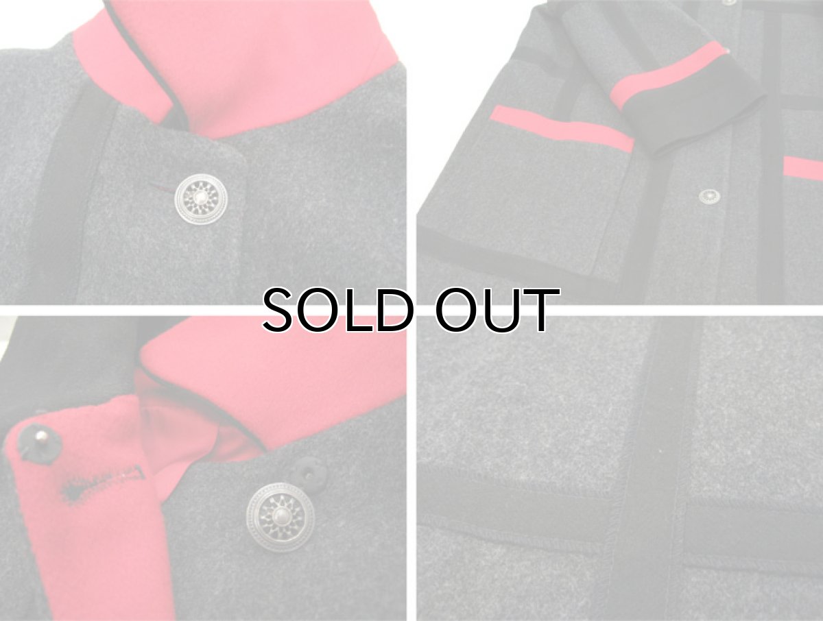 画像5: 1980-90's "CHARLES KLEIN" Design Wool Coat -made in USA-　Charcoal Grey　size M - L (5)