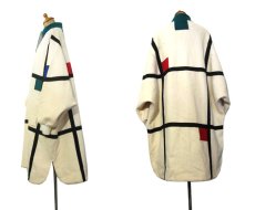 画像2: 1980's Dolman Sleeve Design Wool Coat　IVORY　size Free (表記 不明) (2)