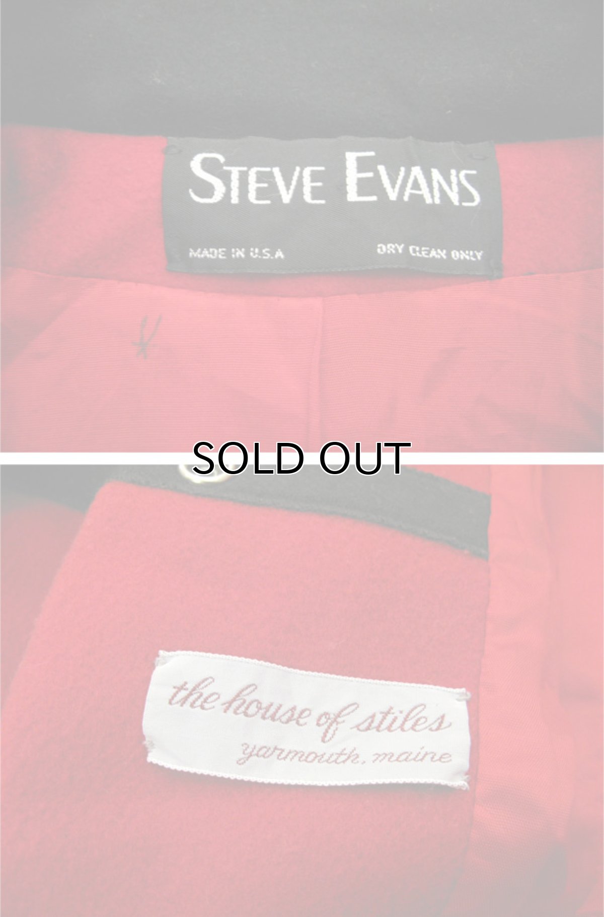 画像4: 1980's "STEVE EVANS" Color Pattern Design Wool Coat -made in USA- Multi Color size XL (表記 不明) (4)