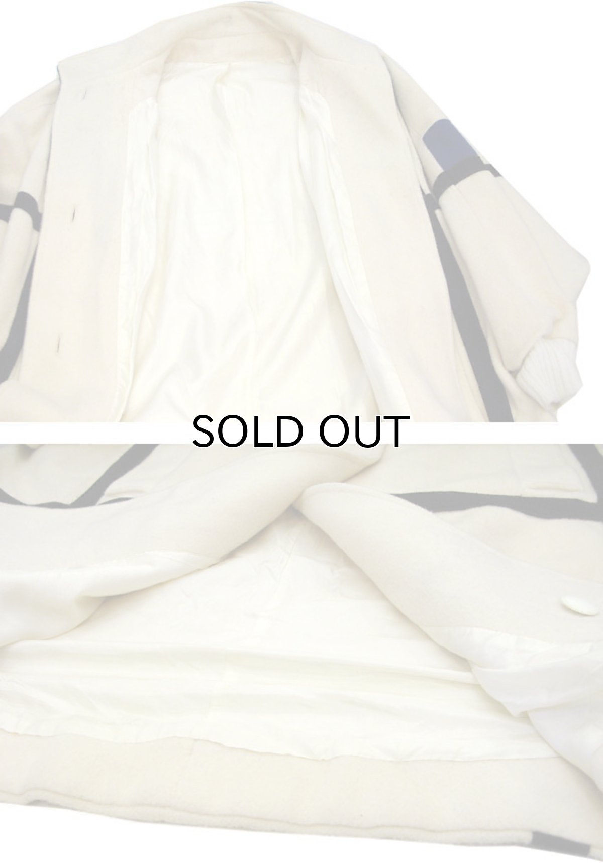 画像5: 1980's Dolman Sleeve Design Wool Coat　IVORY　size Free (表記 不明) (5)