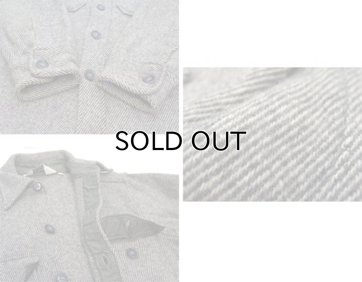 画像4: 1980's Woolrich Wool CPO Shirts GREY  size Small (表記 Small) (4)